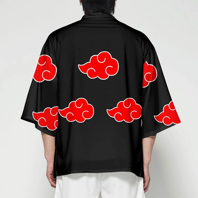 

Кимоно мужское в японском стиле, аниме, хаори, уличная одежда, азиатская одежда, кардиган, рубашка, юката