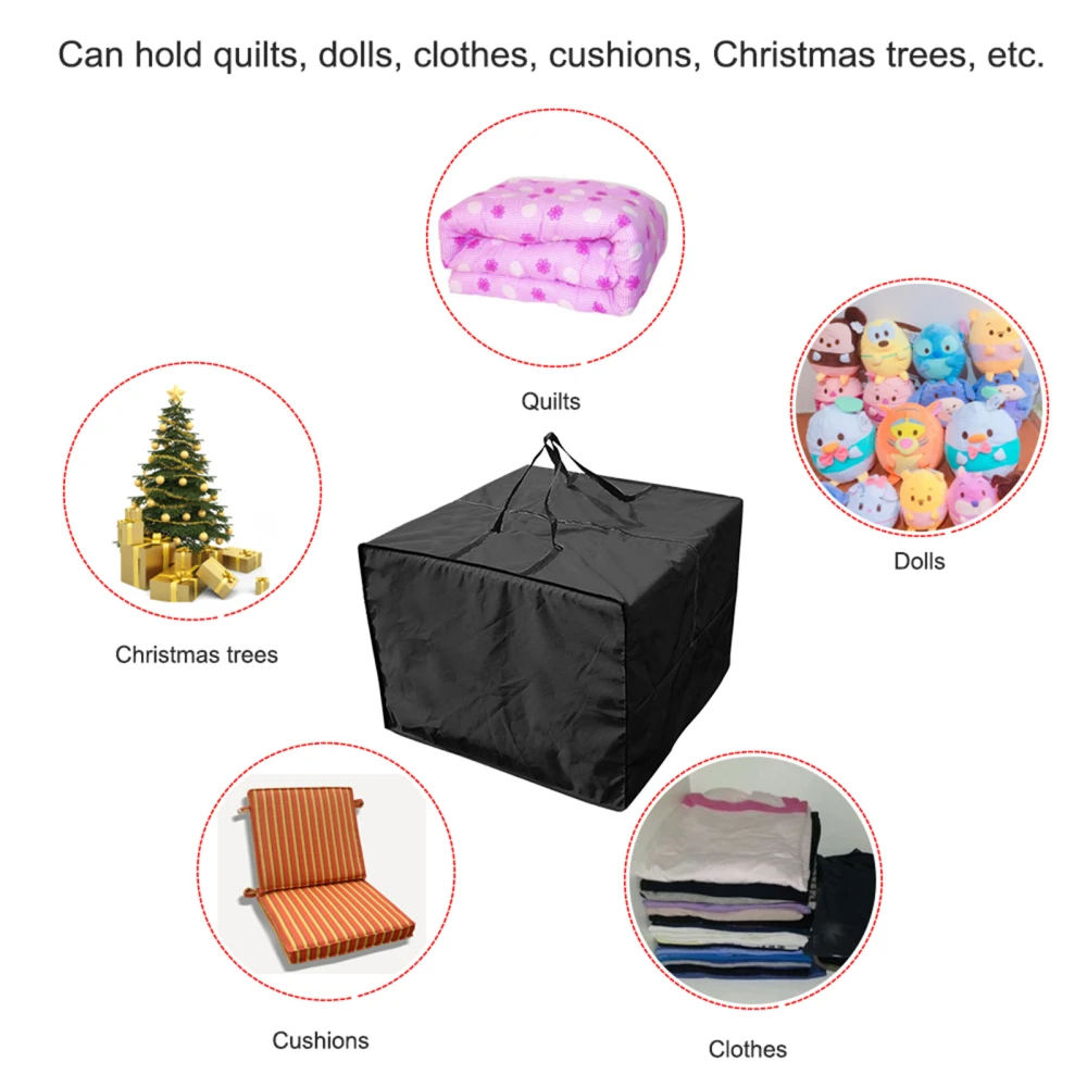 

Cushions Pack Sack Storage Bag Furniture Mat Zipper Multi-function Outdoor Garden Easy Handling Oxford Seat Protective Cover