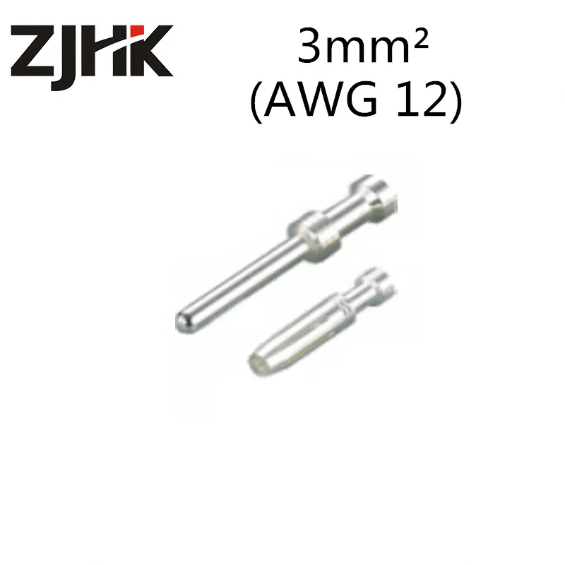 Сверхмощный разъем ZJHK Male Female 16A посеребренный контактный обжимной Соединитель с