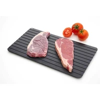 fast defrost tray fast thaw frozen food meat fruit quick defrosting plate board defrost tray thaw master kitchen gadgets
