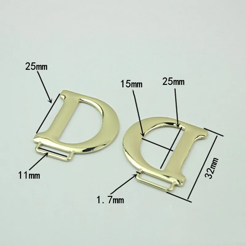 

Alloy D Ring Multi-Purpose Metal Semi-Circular Hardware Buckle DIY Accessories for Luggage Belt Dog Leashes Handbag Shoes Craft