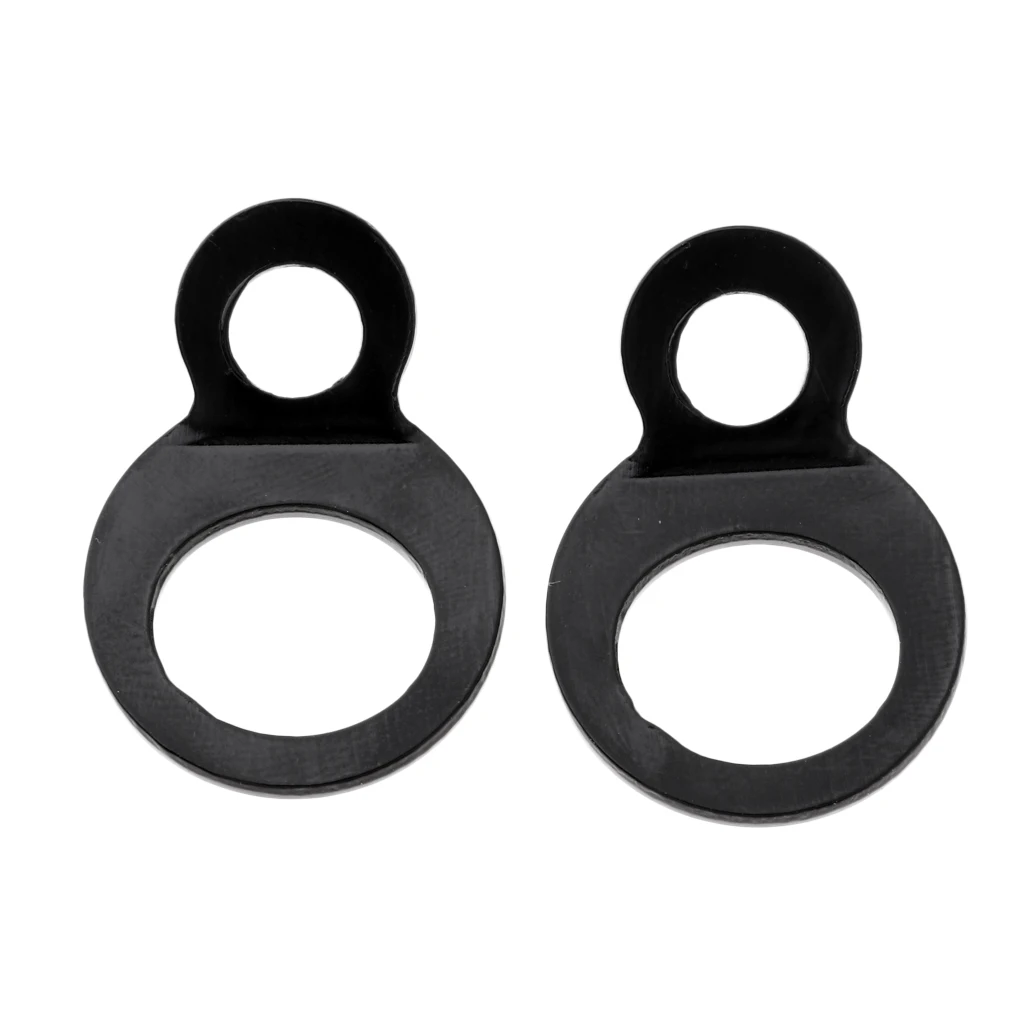 

1 Pair Tie Down Strap Rings Point Safety Securing For Motorcycle Dirt Bike ATV UTV