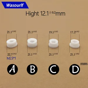 Внешний адаптер WASOURLF M23 M22, передача наружной резьбы, M20 M18, Штекерный соединитель, аксессуары для кухонный медный кран ванной комнаты