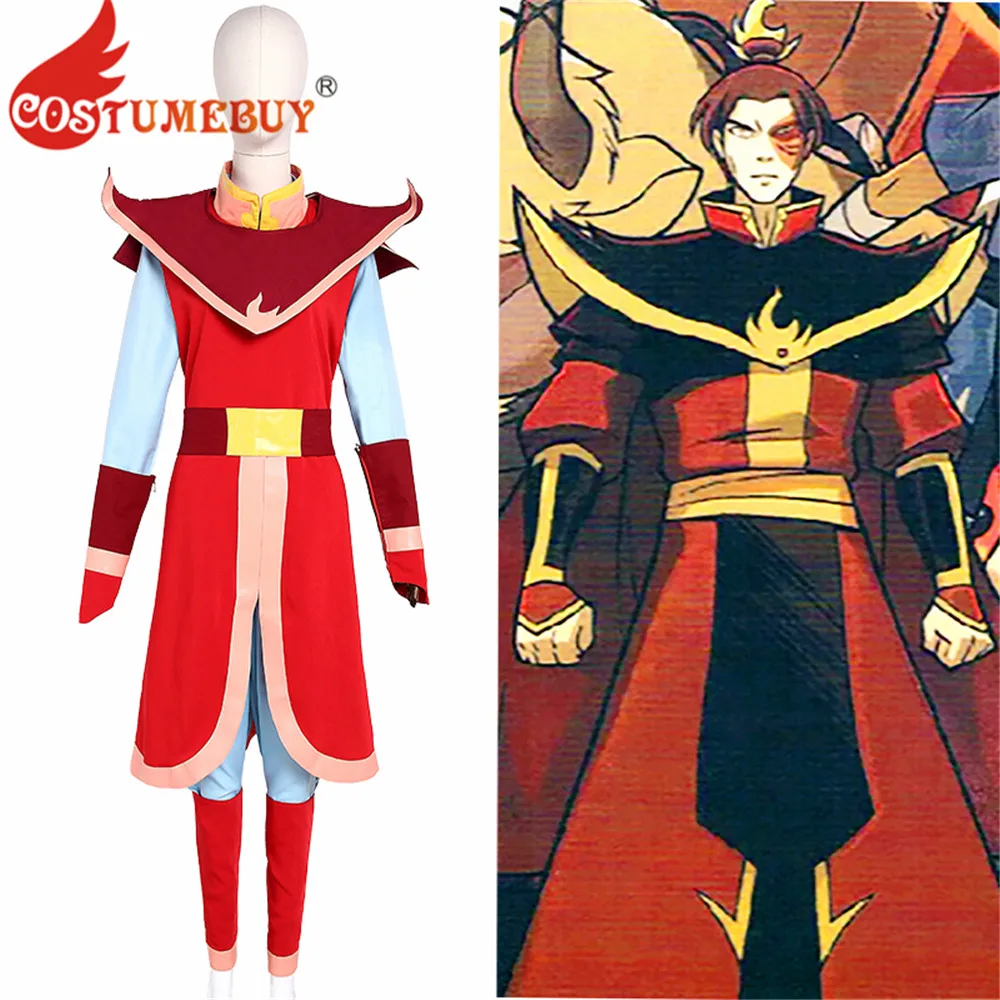 

CostumeBuy Cartoon Anime Avatar: the last Airbender Cosplay Costume Suit Prince ZukoAzulacos Costume Custom Made L920