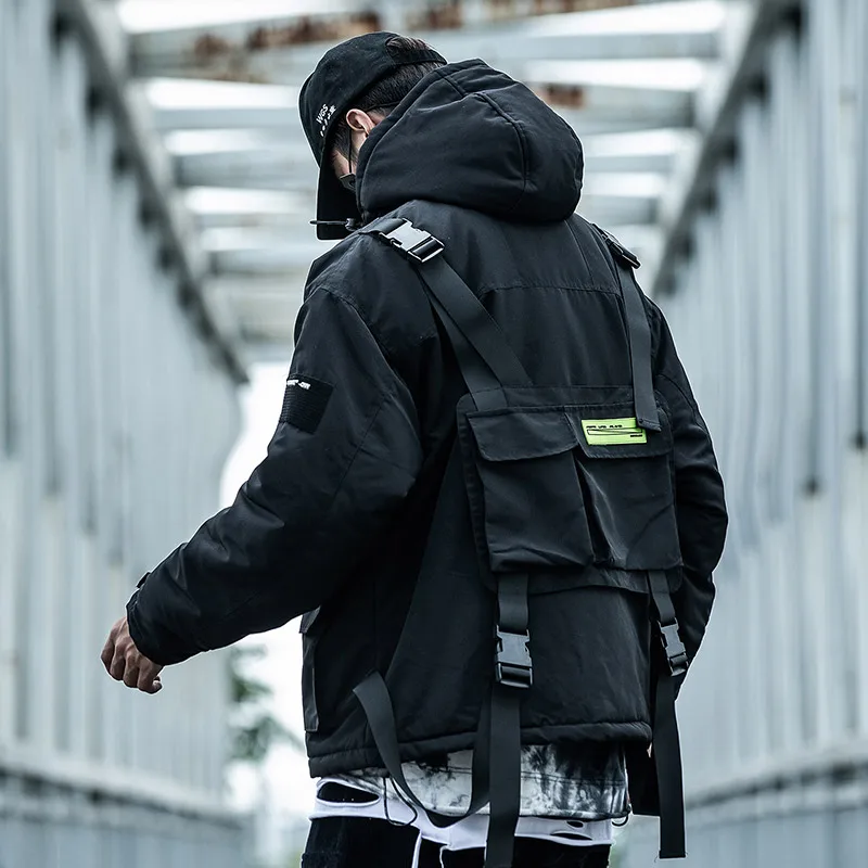 Черные мужские куртки карго американского размера уличная Военная тактическая