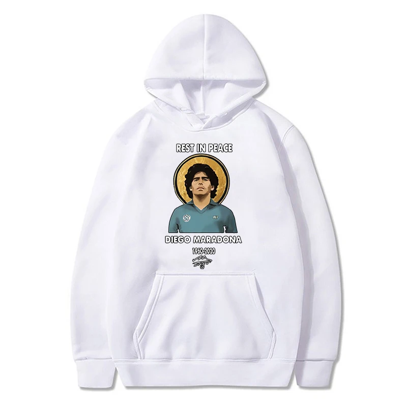 

Men's hoodies Retro Diego Armando Maradona Fans men clothing sweatshirt Fashion CasualHoody Dropshipping Unisex Pullover Top
