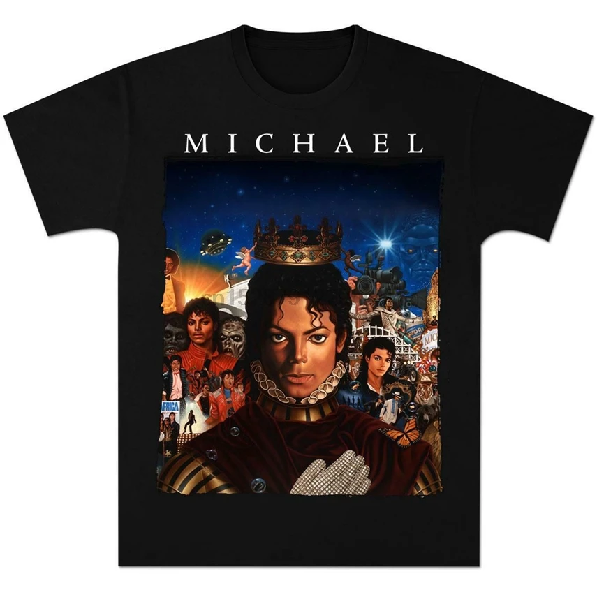 Майкл Джексон Cd Обложка ретроактивный лицензионный взрослый унисекс футболка