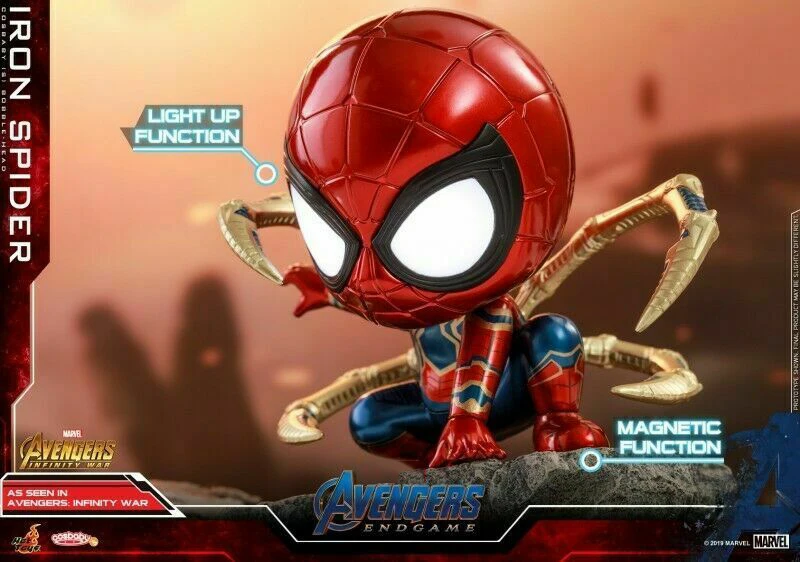 Мини фигурка модель для фанатов коллекция горячие игрушки COSBABY Мстители: Endgame COSB559 Железный Паук ПВХ Фигурки HT модель игрушки