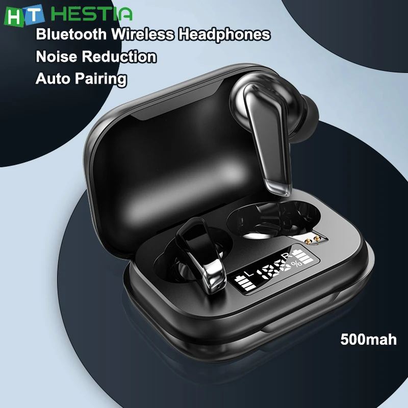 Беспроводные Bluetooth наушники J70 шумоподавление светодиодный цифровой дисплей