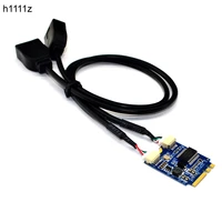 h1111z m 2 to usb riser card m 2 ngff key a e to dual port usb2 0 expansion card converter cable usb m 2 riser usb cable adapter