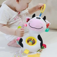 baby stroller crib hanging baby kids rattle toys infant baby toys cartoon toys animal plush hand bell rattles