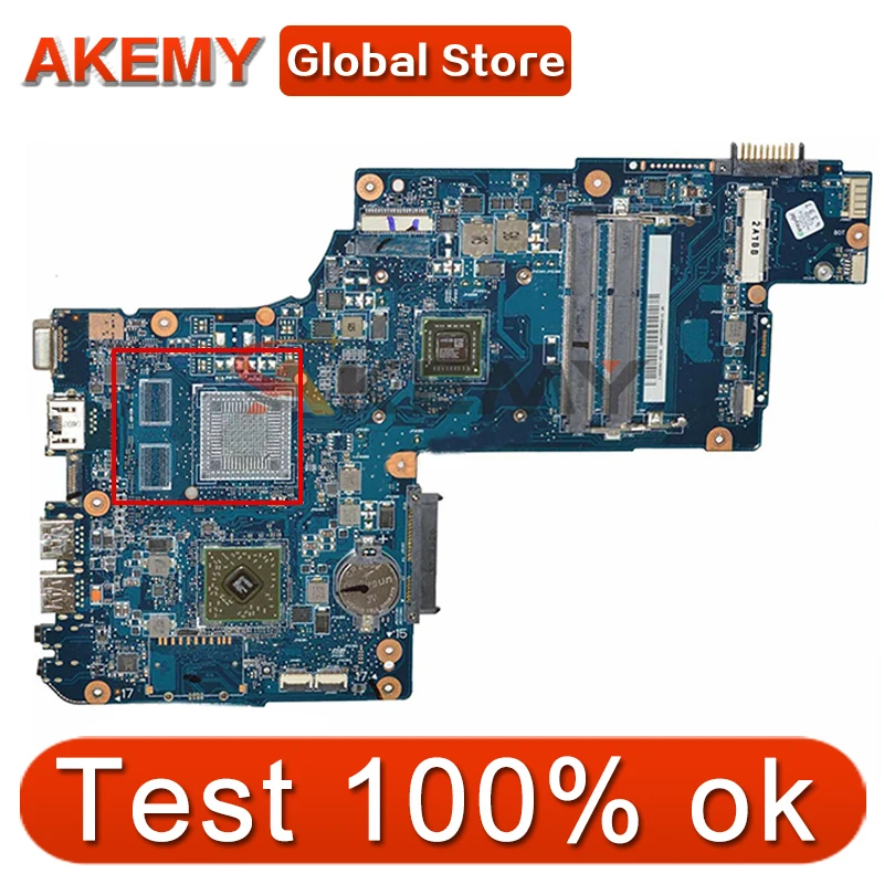 

AKEMY материнская плата для ноутбука Toshiba Satellite C870D L870D E2-1800 бортовой процессор DDR3 PN внутренней катушкой, H000043610
