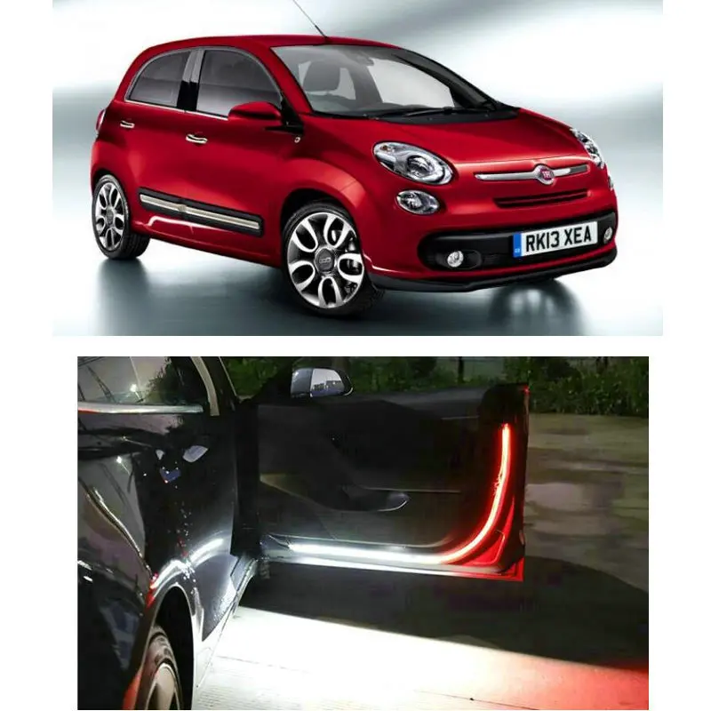 

Led Car Openning Door Warning Light For fiat 500 punto 500c 500L 500X BARCHETTA BRAVA BRAVO CROMA FIORINO FREEMONT GRANDE PUNTO