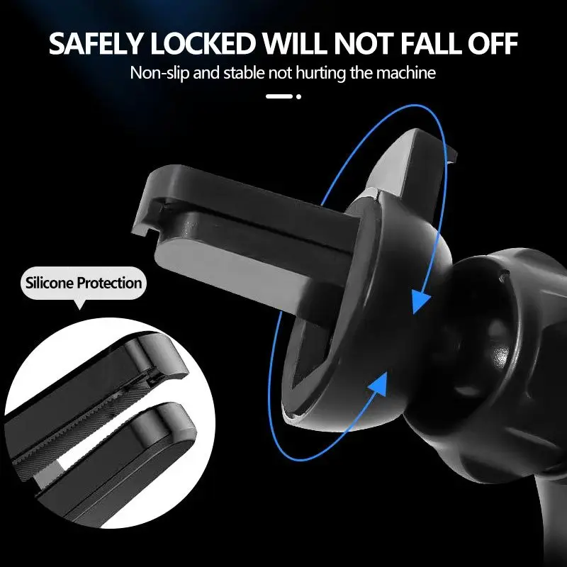 

Universal Gravity Car Mobile Stand Phone Holder Air Vent Clip Mount Smartphone GPS Support for Xiaomi Samsung Huawei Bracket