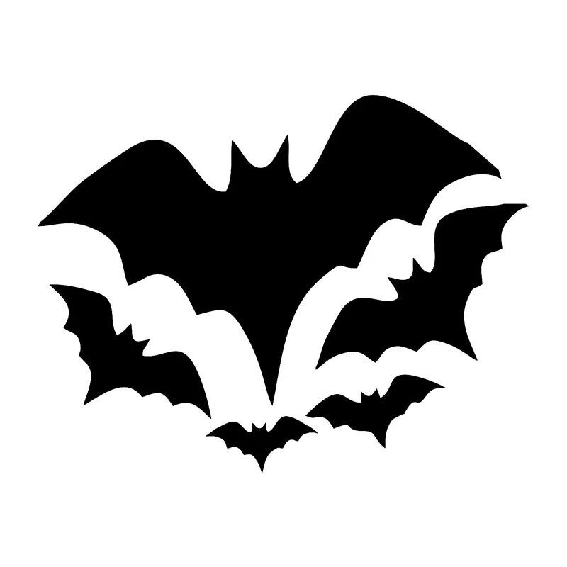 

17.2*13.2cm Creative bat colony Car-Sticker Automobiles Motorcycles Window Bumper Laptop Vinyl Decal PVC Decorative Goods