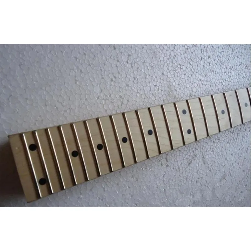 1pcs  24 Frets inlay dots Wood color Electric Guitar maple Neck guitar strings lock Guitar accessories parts Wholesale enlarge