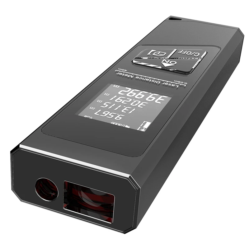 

40M Digital Rangefinder Handle Distance Meter USB Charging Rangefinder Digital Tape Measure Range Finder