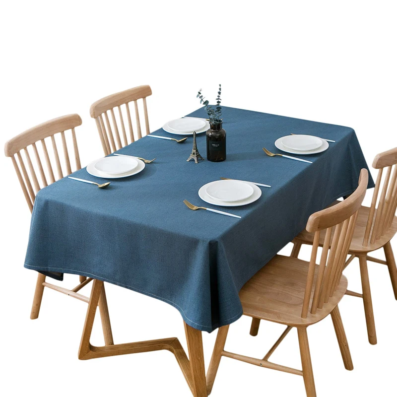 Высокое качество плотная декоративное хлопковое белье скатерти