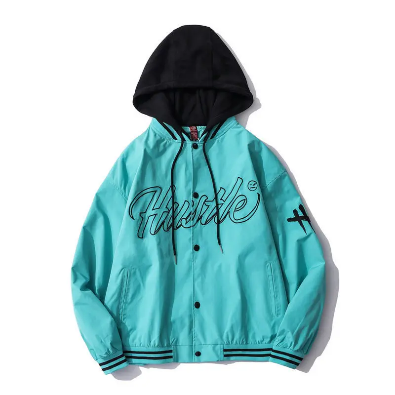 

biggorange baseball jacket 2021 spring and autumn retro loose jacket student Korean coats women Embroidery harajuku hoodie