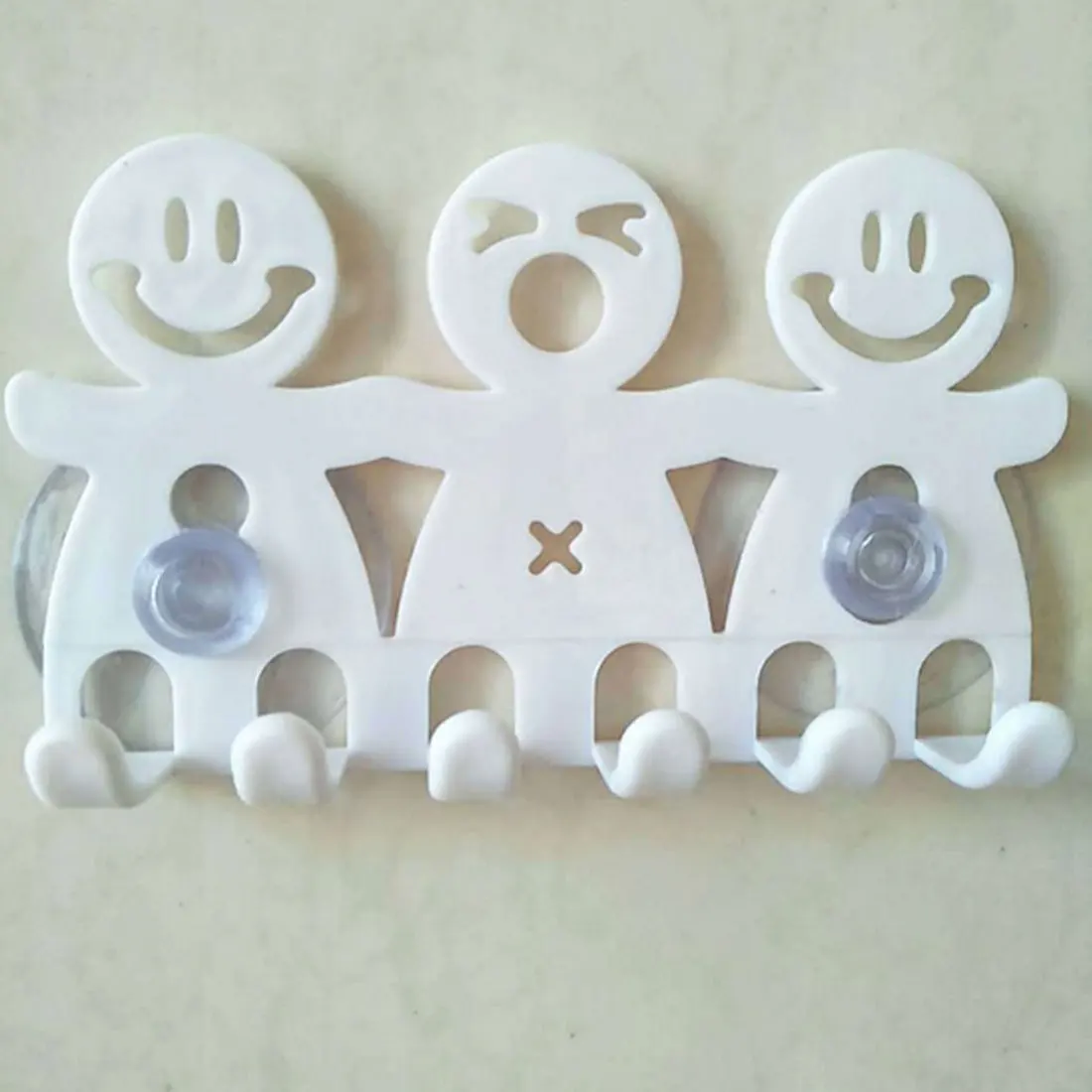 Присоска для зубной щетки 5 позиционный держатель ванной комнаты с мультяшным