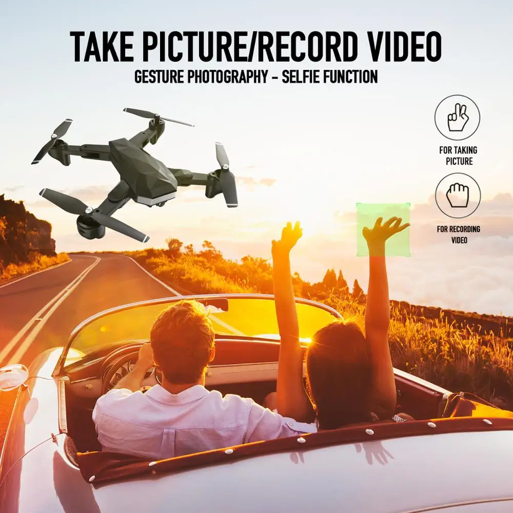 C53 5G GPS WiFi FPV RC Дрон с двойной камерой 4K HD Follow Me оптический поток складной