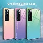 Чехол для Xiaomi Mi 10T Pro, защитный чехол-накладка из закаленного стекла с градиентом для xiaomi mi 10t 10tpro mi10T, чехол с полным покрытием