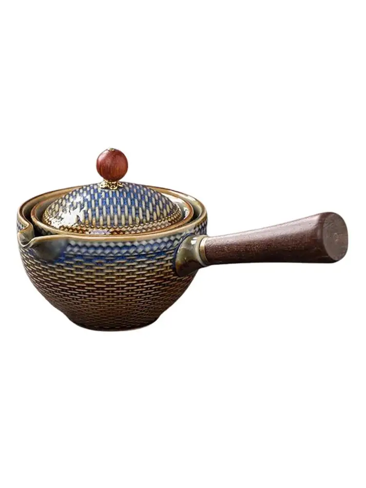 Керамический чайный горшок 160 мл домашний кунг-фу Улун фильтр чайница с боковой