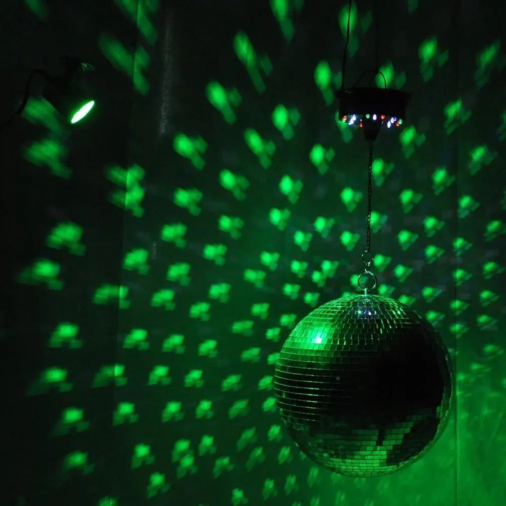 

Big glass mirror Disco ball DJ KTV bars party stage light durable lighting Disco ball Reflective light glass mirror with disco b