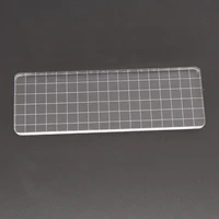 plexiglass rubber stamp transparent silicone acrylic handle back panel diy scrapbook coloring embossed diary decor tool 618cm