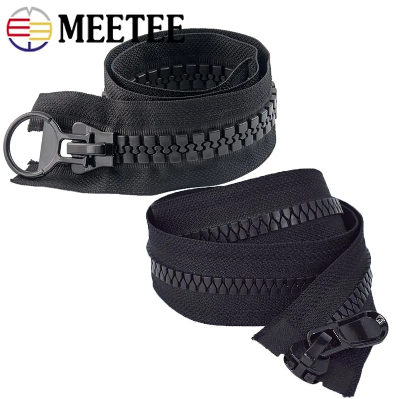 3pcs 15# 20# Black Zipper Sliders For Resin Down Jacket Tent Head Spoon Shape Puller DIY Sewing Accessories | Дом и сад