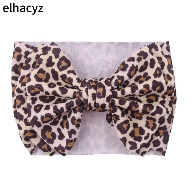 2021 новая одежда с принтом милой коровы Принт 7 ''большой бант банты для волос