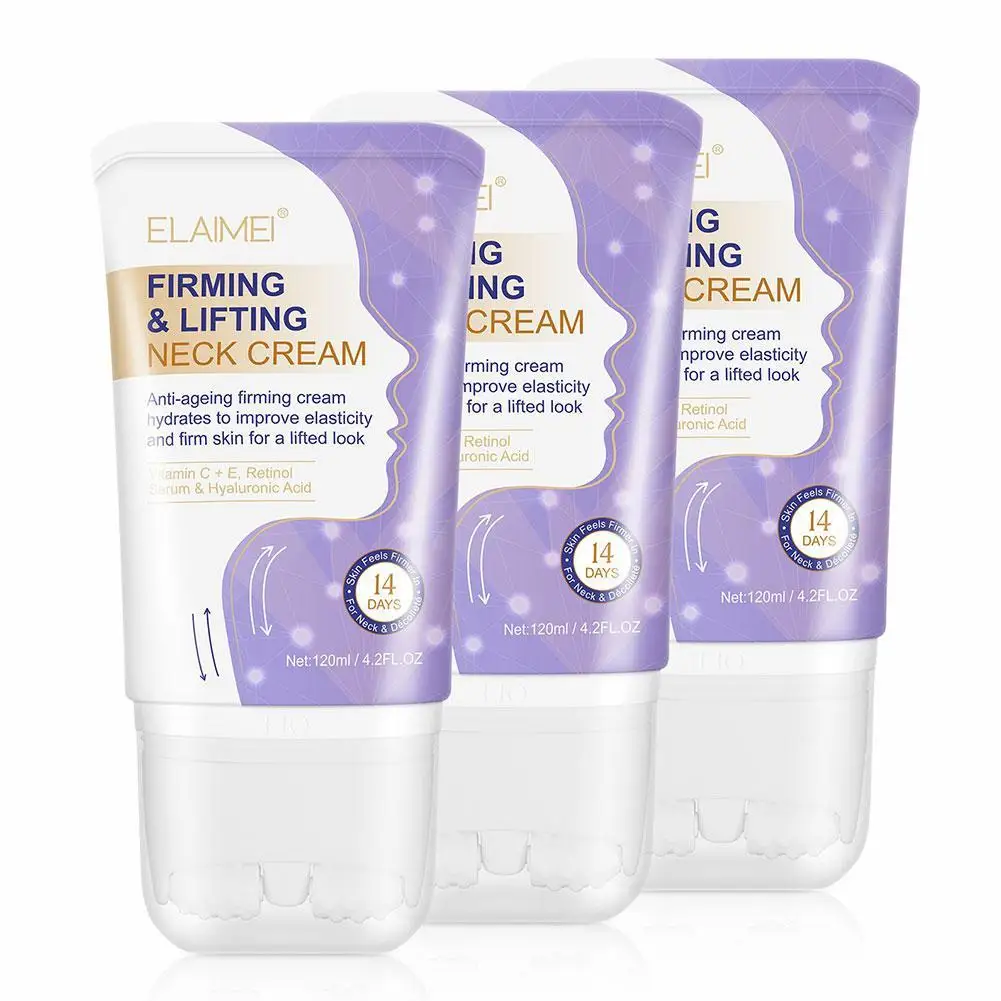

Neck Massage Cream With Double Roller Firming Anti Neck Massage Neck Treatment Moisture Care Serum Skin N2G1