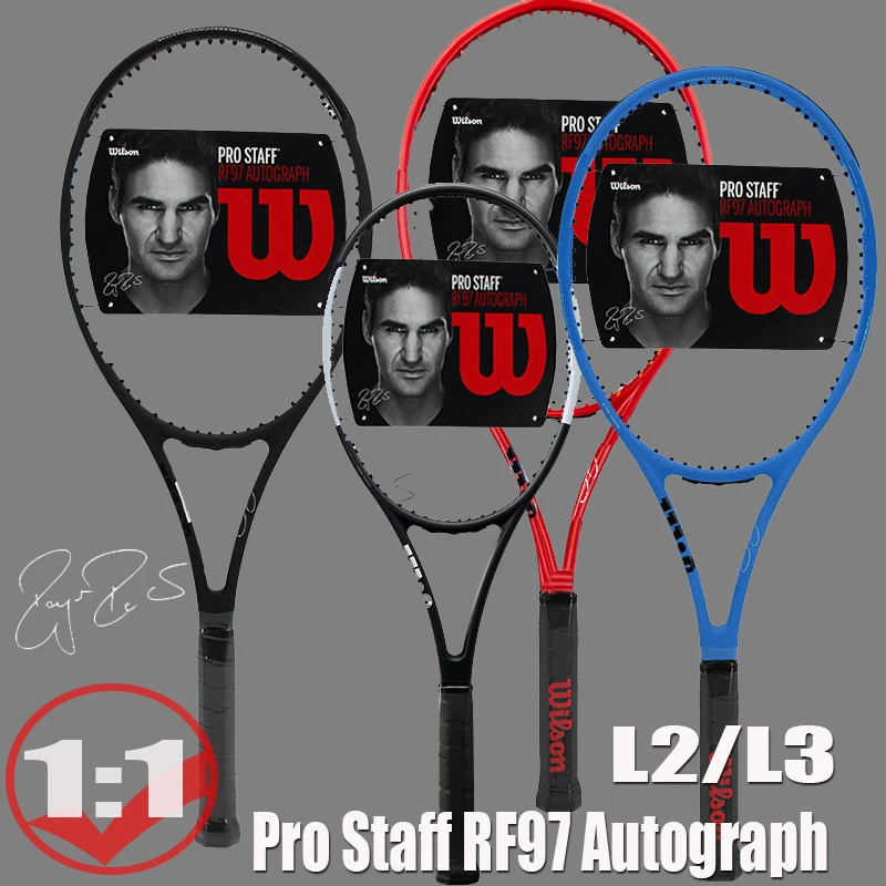 

Теннисная ракетка L2/L3 Grip, теннисная ракетка из углеродного волокна, 1 шт., с сумкой, 1:1