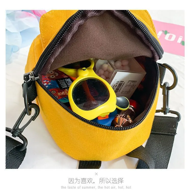 

Simple Canvas Crossbody Portable Small Bookbag Casual Cute Small Bag