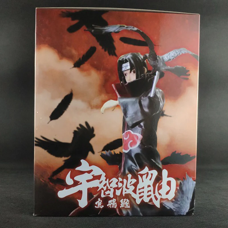 Itachi Box 28cm Рисунок, аниме, Наруто Shippuden Kazekage повязка на голову Sabaku no Gaara Uchiha Obito Itachi Коллекционная модель ПВХ экшн-игрушки 31 см - Цвет: Itachi Box 28cm