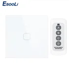 Настенный пульт дистанционного управления EsooLi, сенсорный выключатель света, стандарт ЕСВеликобритании