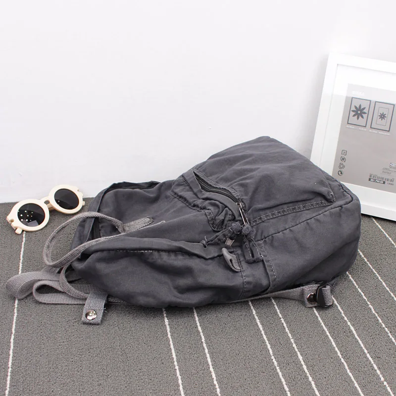 Корейская версия Литературная и художественная холщовая школьная сумка Мужская