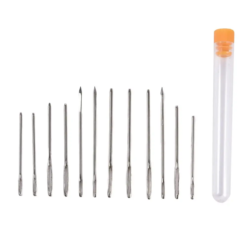 1 комплект швейная вощеная нить 150D для кожи с большими глазами Швейные иглы