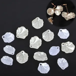 Подвески-гвоздики для сережек сделай сам, пластиковые лепестки цветов, аксессуары для волос, комплектующие для бижутерии, 50 шт.