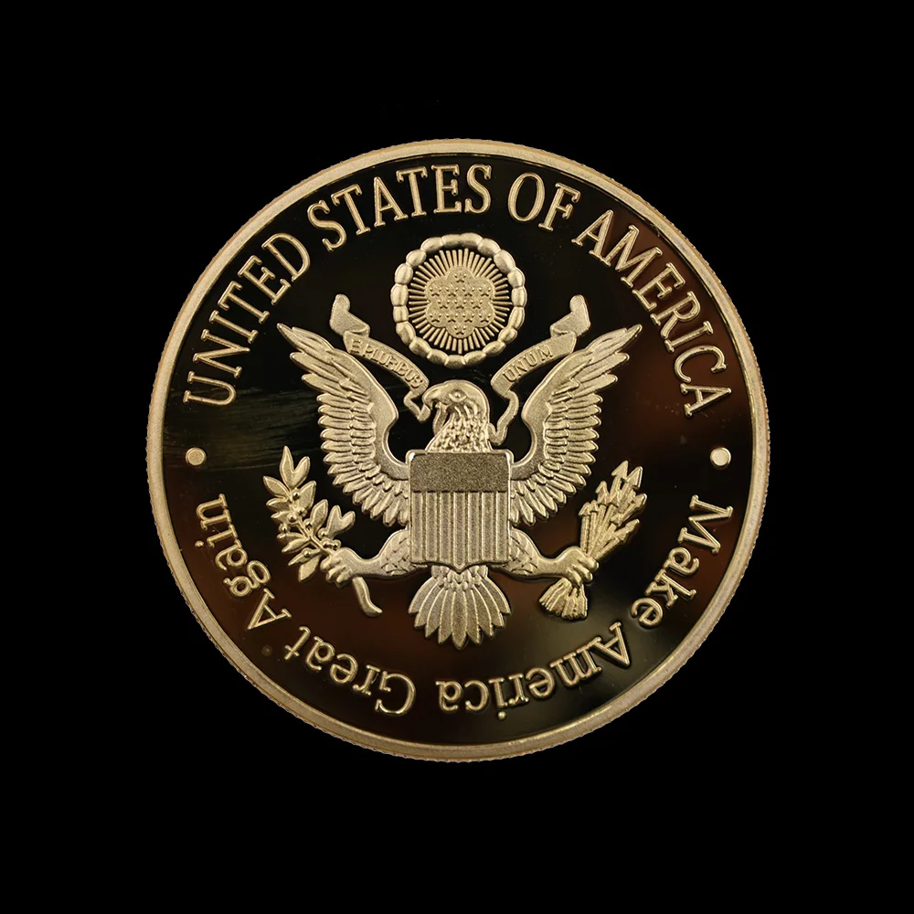 24K позолоченный Стэнфордский университетский значок монеты могут быть настроены