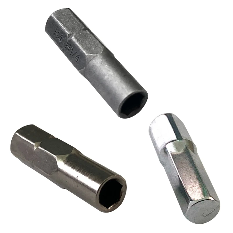 

6.35mm 1/4" Insert Bit adapter to 4mm Bit Hex Holder Screw Driver Bit Adapter Manual/Electric Screw Driver Bit Adapter