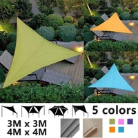 waterproof anti uv awning triangle sun shelter patio canopy garden sun shade outdoor sun shelter for garden camping pool tents