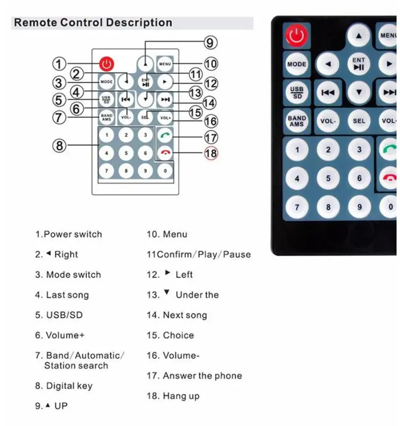 2 Din Universal Car Radio 7&quot HD Autoradio Multimedia Player 2DIN Touch Screen Auto Audio Stereo Bluetooth USB TF FM Camera | Автомобили
