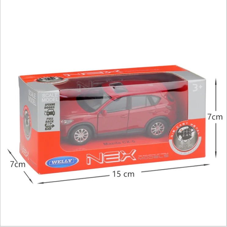 Welly1: 36 Mazda cx-5 внедорожник моделирование брелок для автомобильных ключей модель