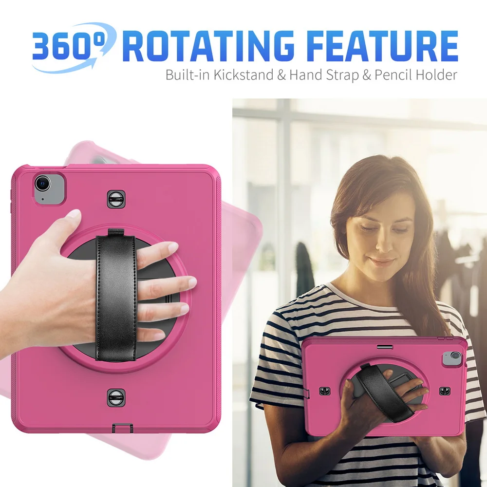 

Case For iPad Pro 11-Inch, 2021/2020/2018 Model Cover Auto 360 Rotat