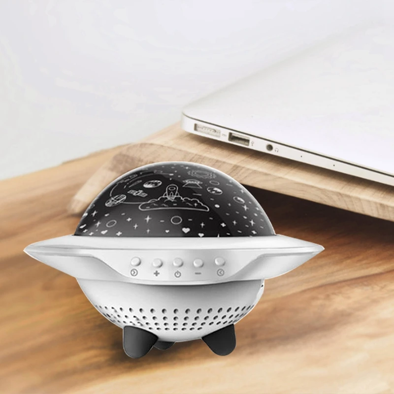 

Star Projector Night Light, LED Galaxy Starlight with Bluetooth Speaker Remote Control 360 Degree Rotation for Bedroom