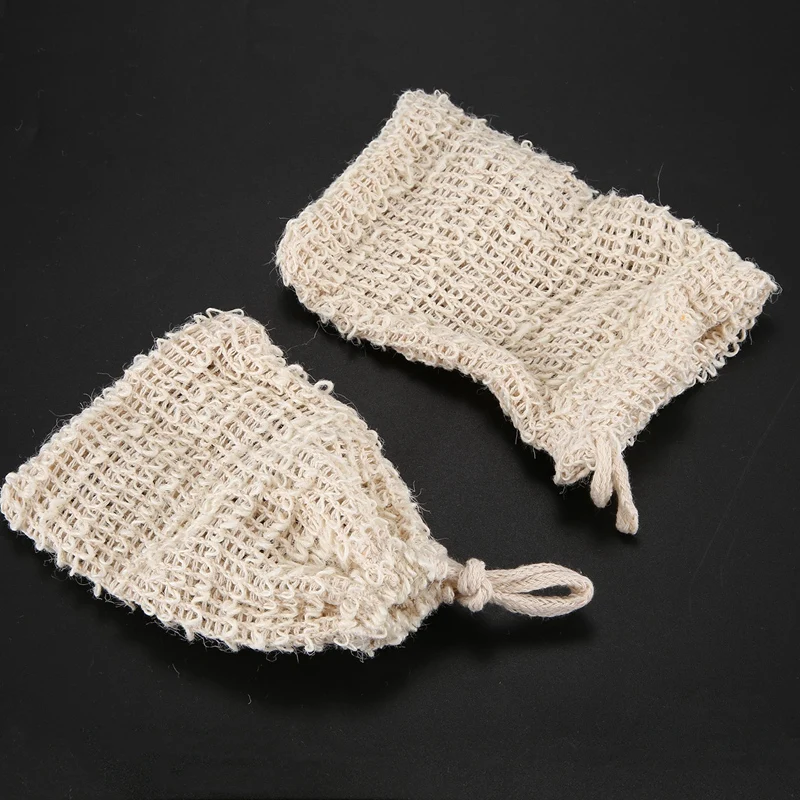 

30 Pack Natural Sisal Soap Bag Exfoliating Soap Saver Pouch Holder
