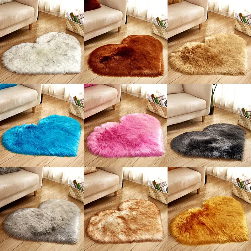 Детский мягкий коврик из искусственной овчины для спальни и детской комнаты