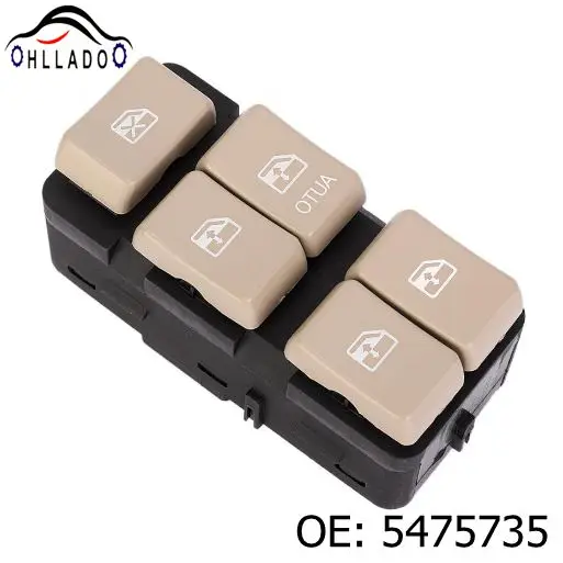 HLLADO New Front Left driver side Control Window Switch 5475735 For B uick 02-07 Power Car Accessories | Автомобили и мотоциклы