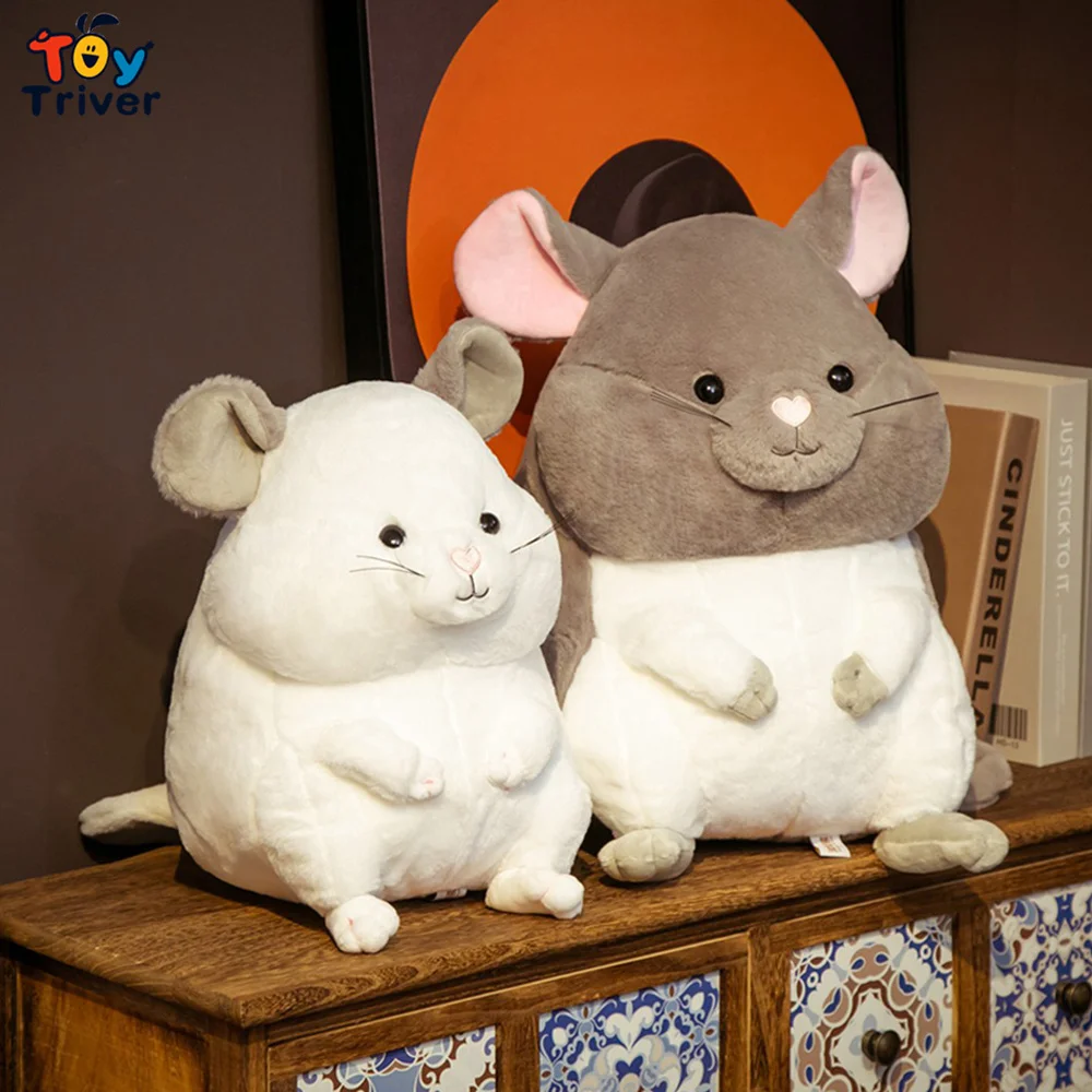 

Kawaii Mouse Rat Mascot Chinchilla Plush Toys Stuffed Animals Doll Kids Children Boys Girls Adult Birthday Gifts Home Room Decor